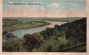 Vintage Postcard 1910'S View Of Ohio River From Fort Thomas Kentucky CNC Pub.