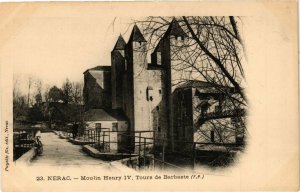 CPA NÉRAC-Moulin Henry IV Tours de BARBASTE (264114)