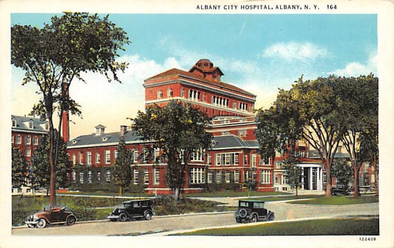 Albany City Hospital, Albany, NY, USA Writing on Back 