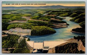 Norris Dam and Lake, Tennessee - Postcard