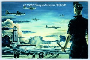 BOMBING MISSION to KOREA Jon Balsley Artist AIR FORCE MUSEUM 4x6 Postcard