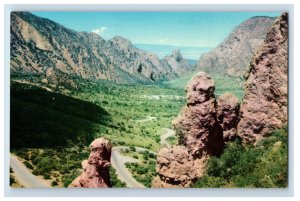 Vintage Basin Oh THe Chisos Mountains National Park TextPostcard P85E