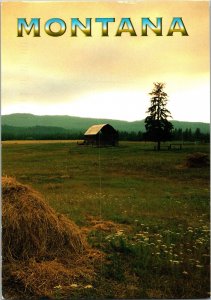Greetings from MONTANA Continental Postcard Barn Farm CD5