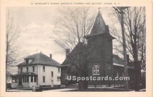 St Margaret's Roman Catholic Church & Rectory - Homer, New York NY  