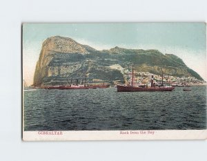 Postcard Rock From the Bay Gibraltar British Overseas Territory