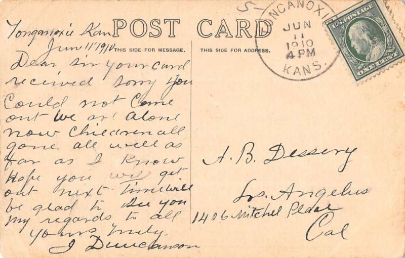 Alva Oklahoma State Normal School Science Hall Antique Postcard K15536