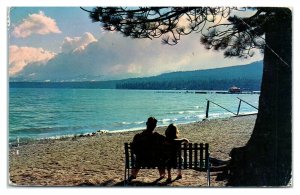 Tahoe Vista Beach, CA Postcard *6L(3)11