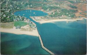 Wychmere Harbor Harwichport MA Mass Aerial View c1963 Postcard E42