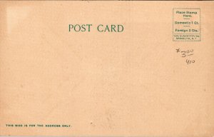 Vtg 1906 Post Office Greetings From Ellsworth Maine ME Postcard