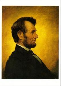Abraham Lincoln in 1864 by William Willard Postcard