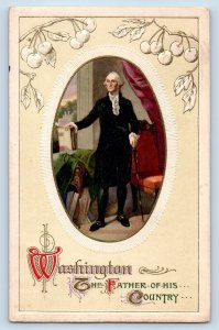 Ellsworth KS Postcard George Washington The Father Of His Country Winsch Back