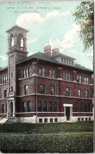 Postcard SCHOOL SCENE Springfield Ohio OH AI6223