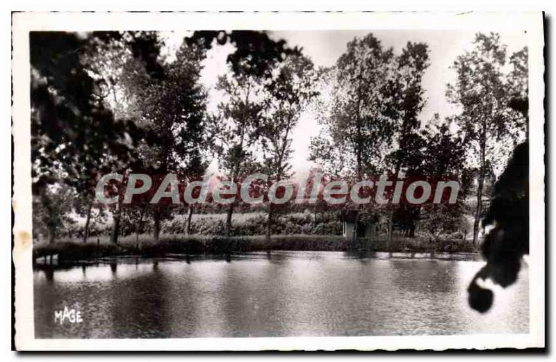 Postcard Old Avesnes L'Etang Du Moulin St-Pierre