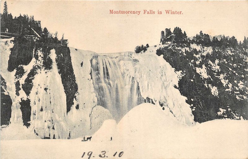 br105721 winter montmorency falls quebec canada