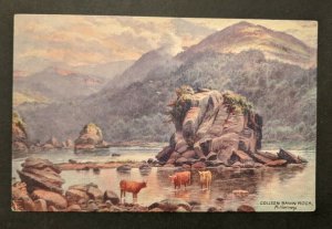 Mint Vintage Colleen Bawn Rock Killarney Ireland Illustrated Postcard