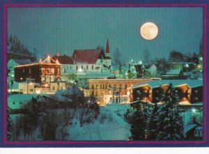 Canada Night View Of Rossland British Columbia