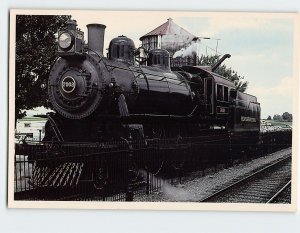 Postcard Pennsylvania Rail Road No. 7002, East Strasburg Station, Strasburg, PA