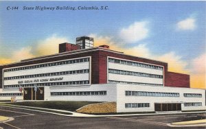 Columbia South Carolina 1940-50s Postcard State Highway Building