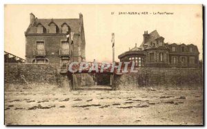 Old Postcard Saint Aubin Sur Mer Le Pont Pasteur