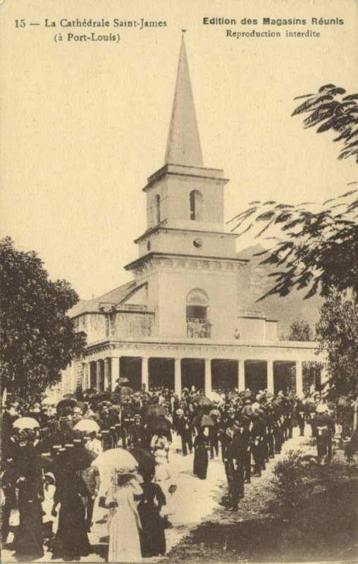 mauritius, PORT LOUIS, La Cathedrale Saint-James (1920s)