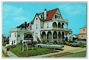 c1960 Canary Cottage Vintage Car Point Pleasant New Jersey NJ Vintage Postcard 