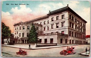 City Hall Portland Oregon, Cross Streets Government Office Building Postcard