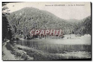 Old Postcard Around Gerardmer Lake Retournemer