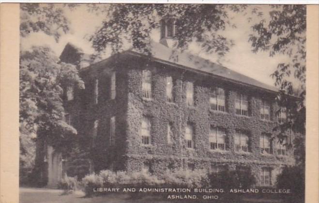 Ohio Ashland LIbrary and Administration Building Ashland College