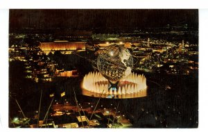 NY - NY World's Fair 1964-65. Unisphere, Fountain of the Continents