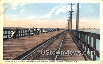 Hampton River Bridge in Hampton Beach, New Hampshire