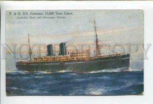 432642 UK ship Comorin Australia mail Passenger Service Vintage photo postcard