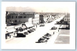 Anchorage Alaska AK Postcard RPPC Photo Fourth Avenue Drugs Store c1940's