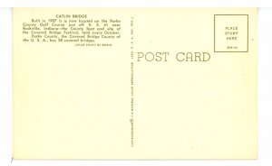 IN - Parke County.  Catlin Covered Bridge