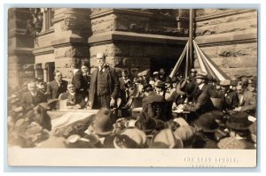 c1908 Vice Presidential Candidate Kern Laporte IN Political RPPC Photo Postcard 