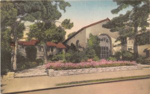 H28/ Carmel-By-The-Sea California Postcard c1910 Public Library Building