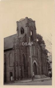 C52/ Conneautville Pennsylvania Pa Real Photo RPPC Postcard 50s Methodist Church