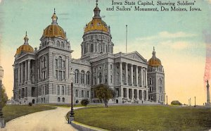 Iowa State Capitol Soldiers and Sailors Monument Des Moines, Iowa