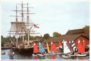 Sailing Dinghies and Joseph Conrad at Mystic Seaport Connecticut