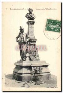 Longjumeau - Monument of Adolphe Adam - Old Postcard