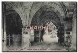 Old Postcard Abbey of Jumieges L & # 39ancienne Entree