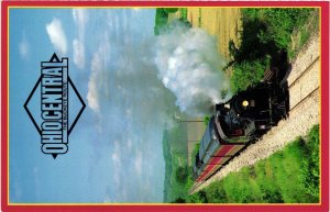 Vintage Postcard 4x6- Ohio Central Excursion Train, Amish Country, OH.