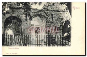 Postcard Old Nimes Temple of Diana