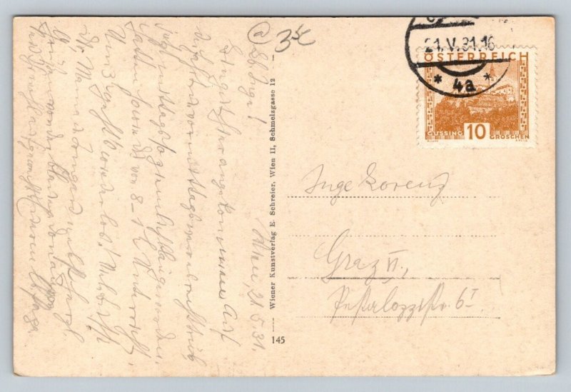 1931  Vienna  Austria  Germany  Totalnsicht    Postcard