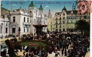 CPA Monaco - Monte-Carlo - Le Casino et l'Hotel de Paris (477114)