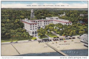 Mississippi Biloxi Hotel Buena Vista and Cottages 1955