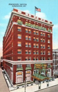 Vintage Postcard Phoenix Hotel Historical Structure Landmark Lexington Kentucky