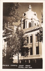 North Dakota Rugby Pierce County Court House Real Photo