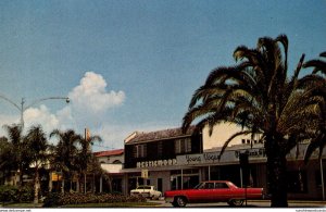 Florida Venice Downtown Showing Store Fronts 1976