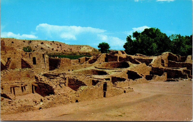 Vtg New Mexico NM Aztec Ruins National Monument 1950s Old Chrome View Postcard