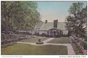 Monroe House Facing Monticello Sundial Garden Charlottesville Virginia Albertype